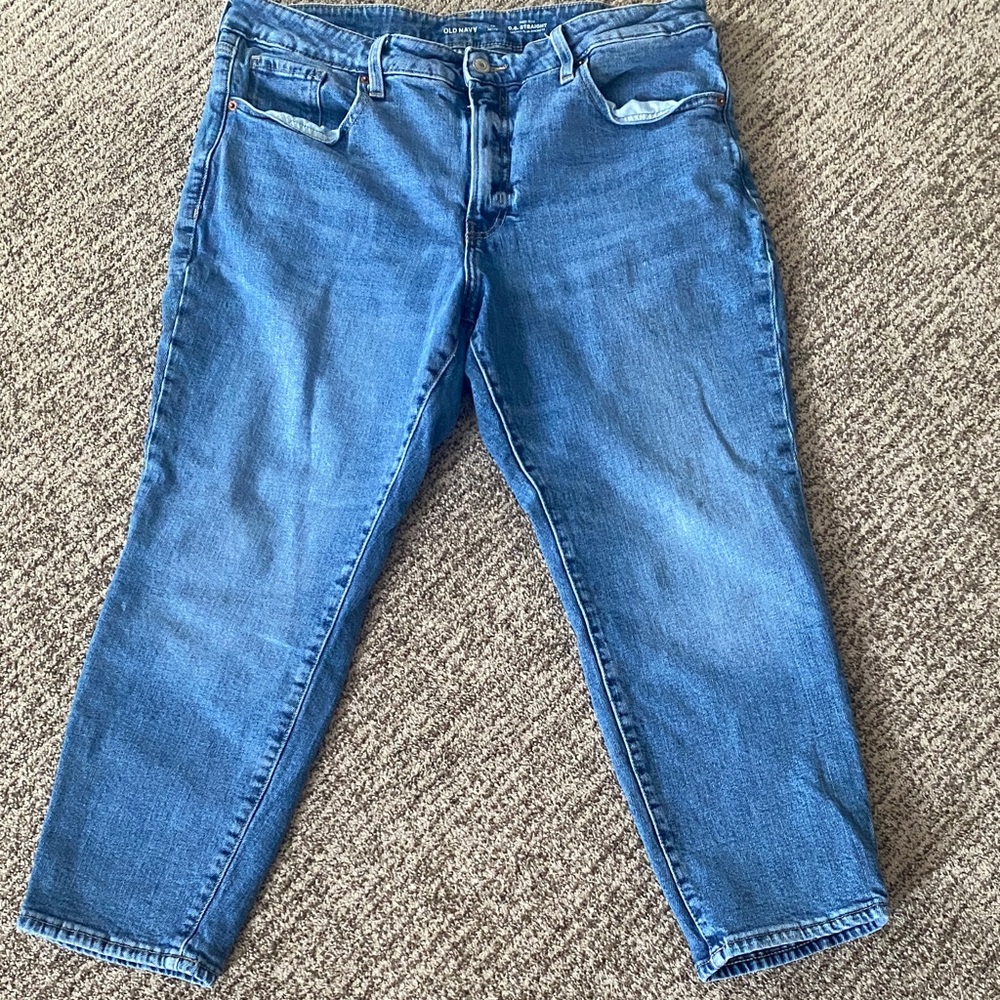 Old Navy Women's Ankle Jeans in Blue
